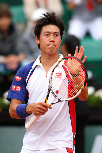 Kei Nishikori. This picture is posted special for fanz who is all about getting on this Kei Fish